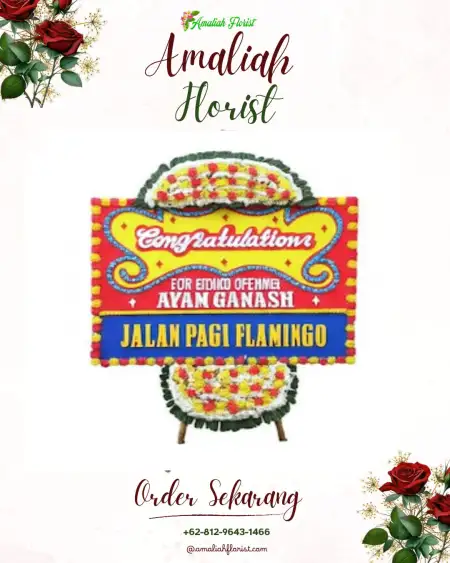 Sewa Papan Bunga Penjalin